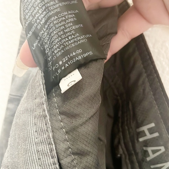 Hang Ten Mens Gray Plaid Flat Front Board Style Shorts - Picture 10 of 12